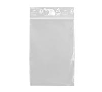 UNIVERS GRAPHIQUE Lot 100 sachets à fermeture zip format 50x70 mm (5x7 cm) pochettes qualité alimentaire, prélèvement, aux normes européennes de production plastique - 50 microns
