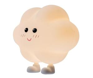 Univers LED - Veilleuse pour enfant - Nuage mignon - Blanc - Silicone blanc chaud - Aimant