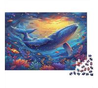 Univers Marin Puzzle 1000 Pièces avec Clic Parfait, Puzzles pour Adultes Concentration Training Puzzle pour La Décoration Murale Et Les Cadeaux, Secret Santa Original 70x50cm/1000pcs