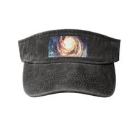Univers Milky Way Galaxie Imprimer Chapeau Mode pour Sports Activités de Plein Air Casquette de Baseball Lavé Vintage Classique, Noir , Taille unique