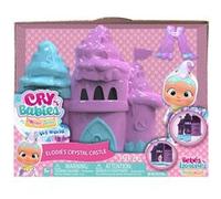 CRY BABIES MAGIC TEARS Icy World Château en Verre d'Elodie | Playset de la Princesse Elodie avec 9 Accessoires - Jouet pour garçons et filles +3 Ans