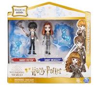 Wizarding World HARRY POTTER - MULTIPACK PATRONUS HARRY & GINNY MAGICAL MINIS - Coffret 2 Figurines Articulées 8 cm À Collectionner Et 2 Figurines Animaux Patronus - 6063830 - Jouet Enfant 5 ans et +