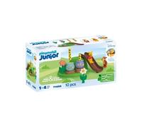 Playmobil Jouet 71694 Junior Disney – Winnie l'ourson & Tigrou Jardin d'abeilles, toboggan – 12 mois