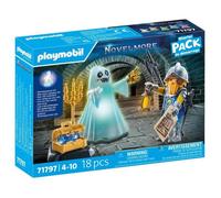 Univers miniature - PLAYMOBIL - Chevalier et fantôme à effets lumineux - 18 pièces - Multicolore - Dès 4 ans