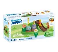 Playmobil Jouet 71694 Junior Disney – Winnie l'ourson & Tigrou Jardin d'abeilles, toboggan – 12 mois