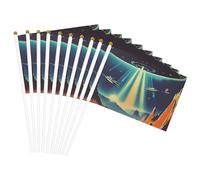 Univers Planet - Mât de drapeau portable - Pour décoration d'événements - Utilisation polyvalente - Activités de groupe