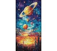 Univers planète Diamond Painting Kit pour Adulte Enfant, 5D Diamant Painting Images Ronde Diamond Peinture Diamant Adulte, DIY Cristal Débutant Art Set pour Décor Murale Maison Cadeaux 30x60cm t-957