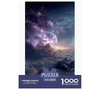 Univers Puzzles 1000 Pièces Jeu De Défi Jouet Adultes Et Plus De 12 Ans Nébuleuse Jeu De Puzzle Défi Éducatif Stimulation Cérébrale Cadeau Décoration Maison 38x26cm/1000pcs