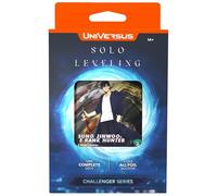 Univers : Solo Leveling - Série Challenger - Jeu de construction de deck prêt à jouer, carte de personnage Sung Jinwoo, 6 cartes aluminium ou Alt Art