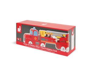 Univers Story - Camion De Pompiers Géant (Bois)