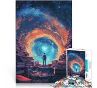 Univers surréaliste des Livres Puzzle 1000 pièces pour Adultes Jouets à Faire soi-même Collection d'artistes, Beaux-Arts 38x26cm