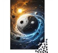 Univers Univers Équilibre 1000 Pièces Mini Puzzle pour Adultes Décor Maison | 38x26cm Carton Débutants Détente Mentale Puzzle Artisanal Découpe Précise Cadeau Anniversaire