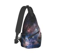 Univers Voie Lactée Galaxie Unisexe Sac De Poitrine Portable Sacs À Dos Porté Travers Avec Poches Multiples Sac À Bandoulière Pour Travail Camping Business
