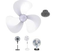 Universal 16 Inch Fan Blade Replacement With Nut Cover For Electric Fans