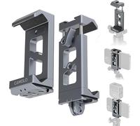 Universal 2 in 1 Metal Phone Holder for GoPro, with Cold Shoe Mount Adapter and 1/4 Screw for iPhone, GoPro, Selfie, Recording