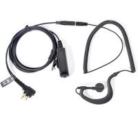 Universal 2 Way Radio Audio Adapter Cable 3.5 Female to Multi-pin with PTT 3.5mm Jack Headset Compatible with Motorola CP040 DP1400 GP68 GP88 GP300 XT420 XT460 (Forme G)