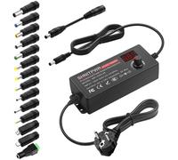 Universal 3.5V 24V 48W 2A AC/DC Power Supply with 14 Adapter Connectors for 3.5V to 24V Electronics,Photo Frame,Baby Camera and LED Strip etc