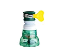 Universal 360 Rotation Faucet Bubbler Swivel Water Saving Economizer Head Shower Kitchen Nozzle Adapter Sink Accessories Pour Cuisine(Green)