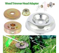 Universal 4PCS Trimmer Head Adaptors Kit Adaptateur de tête de Tondeuse à Gazon en Acier de Haute qualité pour têtes de Coupe-Herbe avec Un mandrin de 1 Pouce