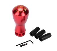 Universal 5 Speed Car Auto Manual Automatic Gear Shif Shift Bouton pour un contrôle et un style améliorés (Rouge)