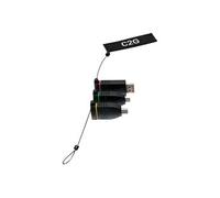 C2G Anneau adaptateur universel – Kit vidéo/audio – Connecteurs codés couleur – Noir – 4K