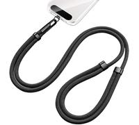 Universal Adjustable Double Nylon Rope Mobile Phone Chain Strong Comfortable With Metal Buckle Durable
