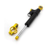 Universal Adjustable Steering Damper Stabilizer Control For Suzuki For Yamaha For Honda For BMW For Aprilia For Kawasaki Motorcycle Accessories,en douceur(Black Gold)