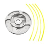 Universal Aluminium Grass Trimmer Head For Lawn Mower Brush Cutter Head Thread Nylon Grass Cutting Line Garden mower blade lawn blade