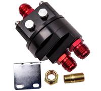 Universal Aluminum Oil Filter Relocation Male Sandwich Adapter Plate Set M20x1.5