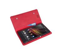 Universal Anti-Radiation TAPE L - Size L - étui à rabat pour téléphone portable - rouge