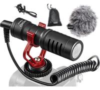 Universal Anti-Shock Microphone for iPhone, Android, Canon EOS, Nikon DSL Devices and Perfect for Podcast, YouTube, Gaming, Streamer, TikTok