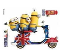Universal autocollants muraux Minions vespa 3 autocollants G