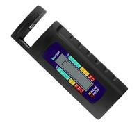 Unìveŕsal Battery Tester - Checks AA, AAA, C, D, 9V, 6F22, And Button Cell (1.5V) Batteries. Simple One-Step, Color-Coded Analog Display. Pořtable, No Batteries Required. Ēssentiał Househol