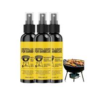 Universal BBQ Cleaner for Greasy Grills, 100ml BBQ Grill Cleaner Spray,Nettoyant Barbecue,Dégraissant Nettoyant Grille Barbecue,Nettoyant Four Et Poêle,Smoker Cleaner for Smoky Stains,And Grease (3PC)