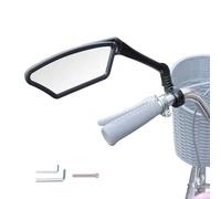 Universal Bike Handlebar Mirror Adjustable Rotatable Scratch Resistant | Reflection Lens for Road Trail Mountain City Campus Park Highway Suburb Countryside Cycling