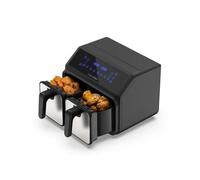 Universal Blue Air Crispy 6008DB Freidora de Aire Dual 4/4L Negra/Inox