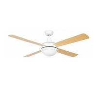 Universal Blue Siroco Ventilador de Techo con Luz y Mando 60W Madera/Blanco
