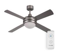 Universal Blue Siroco Ventilador de Techo con Luz y Mando 60W Madera/Blanco