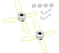 Universal Brushcutter Head Aluminium Wires,Aluminium Head Universal Brushcutter M8 M10,Trimmer Head Double Wire Spool Head Nylon Wire for Trimmer
