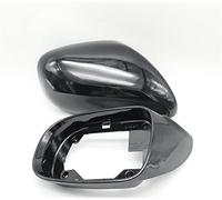 Universal Car Outdoor Rear View Wing Door Side Mirror Frame Housing Shell Cover Cap Lid Fits for Lexus For IS250 IS300 IS350 ES350 Car Rear View Mirror Cap (couleur : non peint gauche) (noir côté