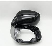 Universal Car Outdoor Rear View Wing Door Side Mirror Frame Housing Shell Cover Cap Lid Fits for Lexus For IS250 IS300 IS350 ES350 Car Rear View Mirror Cap (couleur : non peint gauche) (noir côté