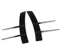 Universal Car Spoiler Canards Kit Black Front bumper Splitter | with Side Vents, for auto Body, for Hood Decoration, 2Pcs