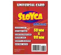 Universal Card Hüllen 58x88mm (100 Stück) SLOYCA (Zubehör für Spiele)