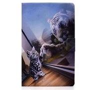 Universal Case for 7 inch Tablet Housse, étui de Protection en Cuir pour Support de Support pour Fire 7, Huawei MediaPad T3 7 ", Fusion5 7", Galaxy Tab A 7.0, Lenovo Tab E7 / Tab3 7 Essential