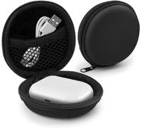 Universal Case for In-Ear Headphones ¿ Hard Protective Case for Earplug, iPod Shuffle, USB Stick, Cable ¿ Multifunctional Carry Case Black