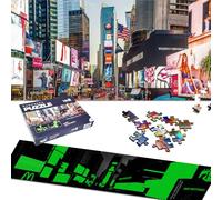 Universal Castle Briller dans L'Obscurité 750 Pieces Jigsaw Puzzles for Adults Landscape Panorama Foto Landmark Classique Puzzle (Times Square, NY)
