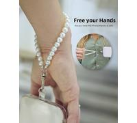 Universal Cell Phone Chain,Pendant,Bead Cord,Wrist Strap,Mobile Phone Strap,Bracelet,Compatible With Any Smartphone And Case (Mixed Marble)