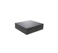 - UNIVERSAL - Coffret à thé noir 12 compartiments avec fenêtre