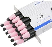 Universal Diamond Brand Lot de 12 crayons à graisse pour verre, cellulose, vinyle, métal, etc. Noir