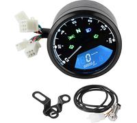 Universal Digital Gauge Motorcycle Tomometometer, LCD -Tachymètre étanche pour le remplacement de toutes les motos